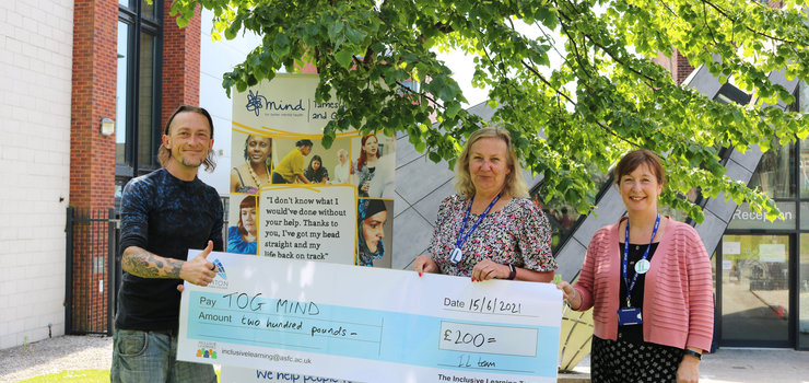 Image of Inclusive Learning raise over £200 for Mind Charity