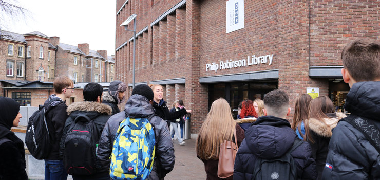 Image of Realising Aspirations students travelled to Newcastle University