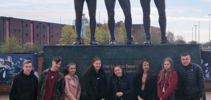 Image of Public Services students tour Manchester United