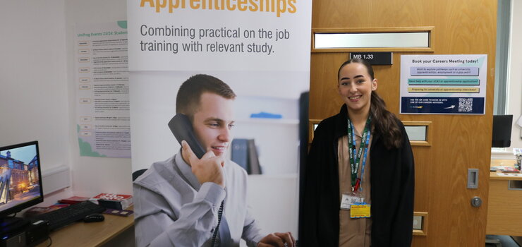 Image of Apprenticeship success for former student