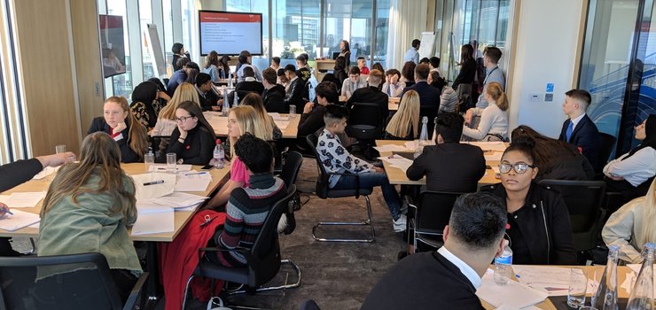 Image of Work experience day at PwC in Spinningfields