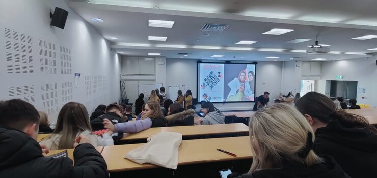 Image of Sports students visit Leeds Trinity University